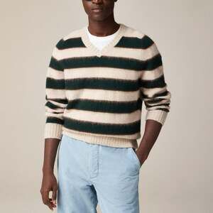 Jcrew wool striped sweater with